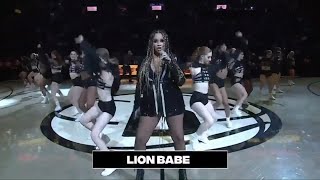 Lion Babe - Harder / Rockets - Brooklyn Nets Halftime Performance Live At Barclays Center