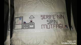 Elemeği Mutfak Havlusu Işleme Yapımı