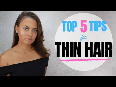 TOP PRO TIPS FOR THIN HAIR! | Brittney Gray - YouTube