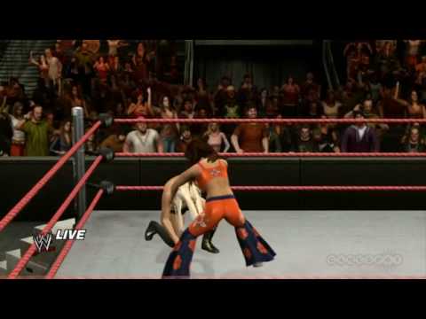 Smackdown Vs Raw 2010 Mickie James vs Maryse Bikini Fight