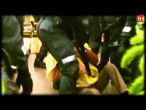 Policijos pareigūnų veiksmai Garliavoje
