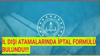 İl Dişi Atamalarinda İptal Etme Şartli Olacak Detaylar...