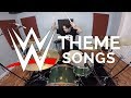 WWE WWF WRESTLING THEME SONGS ON DRUMS