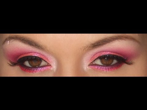 hot pink makeup tutorial. hot pink makeup tutorial