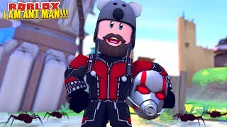 ANT MAN ADMIN COMMANDS!! | ROBLOX SUPERHERO TYCOON