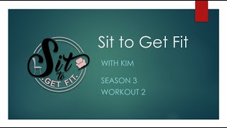 Sit to Get Fit - Season 2 workout 2 - Gentle cardio & Arms & Shoulders workout for seniors