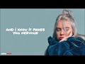 Billie Eilish - Come Out And Play ( Lyrics Video )