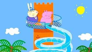 The LONGEST Slide Ever At The Water Park 💦 | Peppa Pig   Episodes