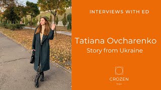Tatiana Ovcharenko from Kharkiv shares her story about her life during wartime and pregnancy.