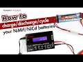 How to charge and discharge NiMH/NiCd (1-15 cells) battery packs with Tenergy's TB6B