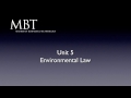Unit 5 Environmental Law.m4v