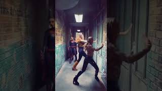 Javicia Leslie, Meagan Tandy, Camrus Johnson, Nicole Kang Dancing On The Set Of Batwoman