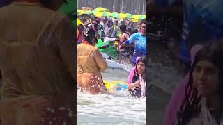 Ganga Snan 2025 Holy Bathing Desi Bhabhi Bathing Simaria Ghat Snan