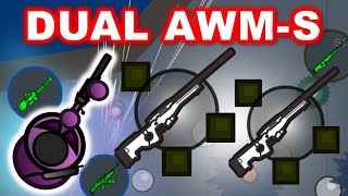 Insane Dual Awm-S Vs. Hacker Surviv.io Master Scavenger