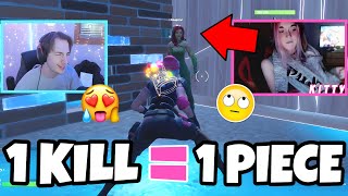 1 KILL = 1 PIECE OF CLOTHING.. #5 *MY EX GF JOINED 😡* (FORTNITE)