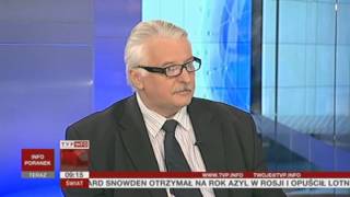 Witold Waszczykowski O Obchodach Rocznicy Powstania Gość Poranka Tvp Info, 02.08.2013