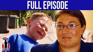 Supernanny helps single Mom of 3 cope with aggressive kids! | FULL EPISODE | The