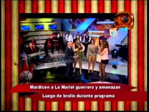 MARDICEN A LA MARIEL GUERRERO Y AMENAZAN LUEGO DE BROLLO DURANTE PROGRAMA
