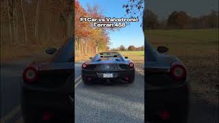 The Valvetronic Ferrari 458 F1 Sound Experience