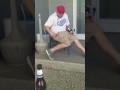 Man tasing himself with 30k volts