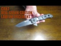 CRKT Carson M16-12ZLEK Law Enforcement Tanto Knife Review | OsoGrandeKnives
