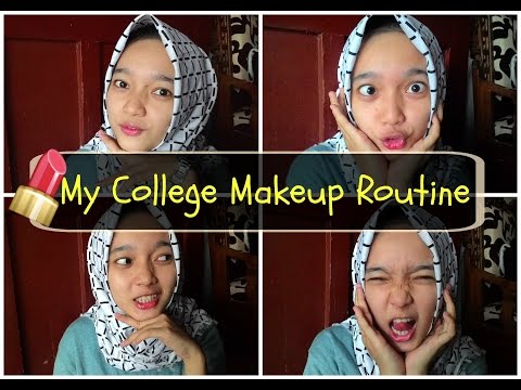My College MakeUp Routine (Indonesia) - YouTube
