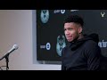 Giannis Antetokounmpo Press Conference | 27th Career Triple-Double Passing Elgin Baylor | 1.1.22
