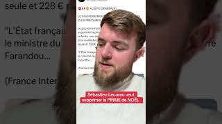 Le Gouvernement Lecornu Va Faire Sauter La Prime De Noël..