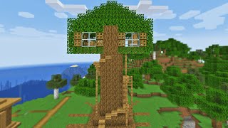 Dev Ağaç Ev En Iyi Ağaç Ev Minecraft
