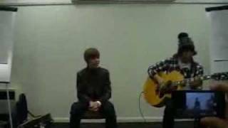 Justin bieber baby private concert (he sing for a fan)