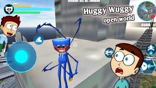 Huggy Wuggy Open World Game Poppy Rope Hero Shiva And Kanzo Gameplay