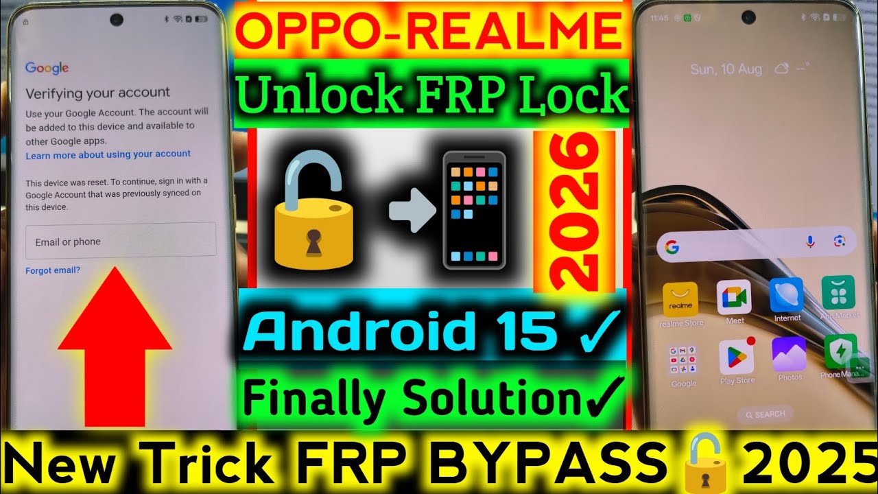 Oppo Realme Android 15 Frp Bypass | Realme Android 15 Oppo Realme Android 15 Frp Bypass | Realme Android 15