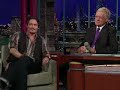 Letterman Johnny Depp Doesn T Watch His Movies