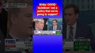 Peter Doocy grills White House on Chinese COVID lockdown silence #shorts