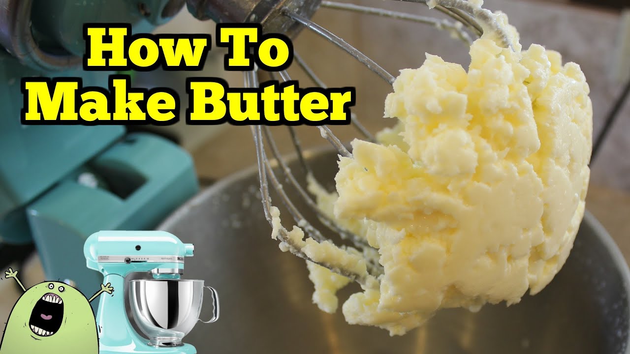 mixer butter kitchenaid real kitchen homemade stand making raw aid cream recipes choose board