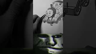 Scary Thomas the Tank Engine Trollface 😳 #shorts