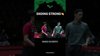 Wang Chuqin And His Stellar Performances At #Saudismash Continue With A 4-0 Win Over Jonathan Groth!