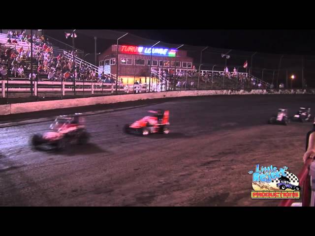 POWRi Midgets / Macon Speedway / Complete A-Main / July 23rd, 2011