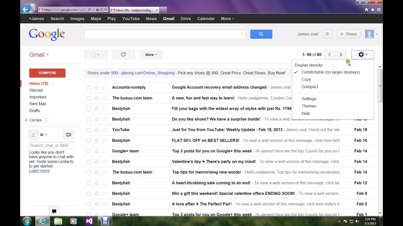 video email for gmail