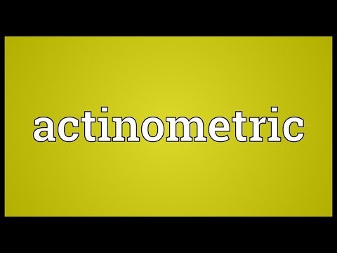 Header of actinometric