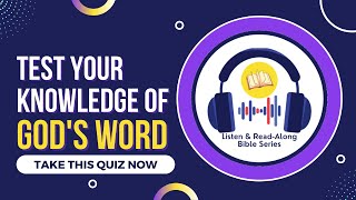 Bible Quiz | How Did God Destroy The Earth?