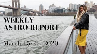 The Weekly Astro Report 3/13 - 3/21: Coronavirus, Aries Season/Spring Equinox & Saturn in Aquarius