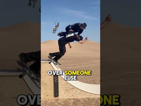 Secret desert ramp 🏜️ with @DernBrothers and @DaveBachinsky 🤯