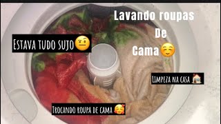 Rotina Do Nosso Dia ,Limpeza Na Casatrocando As Roupas De Cama