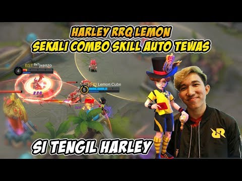 Harley RRQ Lemon Bikin Kaget Musuh Sekali Combo Skill Auto Death