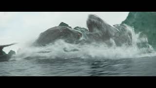 Megalodon Vs Kraken Scene. Meg 2 The Trench.