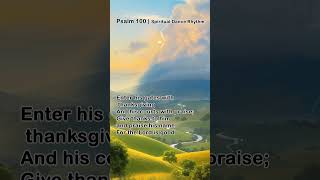 Psalm 100 Spiritual Dance Rhythm Divine Worship