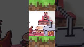 Eating Minecraft Menu At Mcdonalds