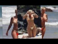 Amber Rose is Topless and Nearly Nude on Beaches of Maui