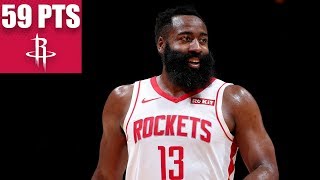 James Harden Drops 59 Points In Historic 317-Point Game 2019-20 Nba Highlights